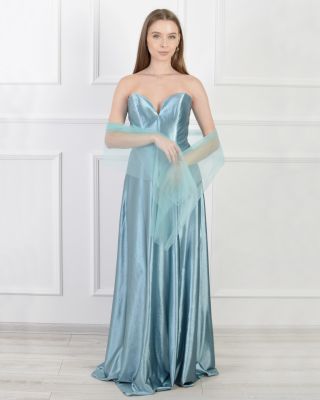 💎 Dlhé elegantné šaty v osviežujúcej tyrkysovej Nadčasová krása, ktorá zaujme hneď na prvý pohľad. Jemný lesk, ženský...