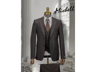 Nadčasová elegancia, ktorá nikdy nesklame. Tmavohnedý pánsky 3-dielny oblek Michell je ideálnou voľbou pre mužov, ktorí...